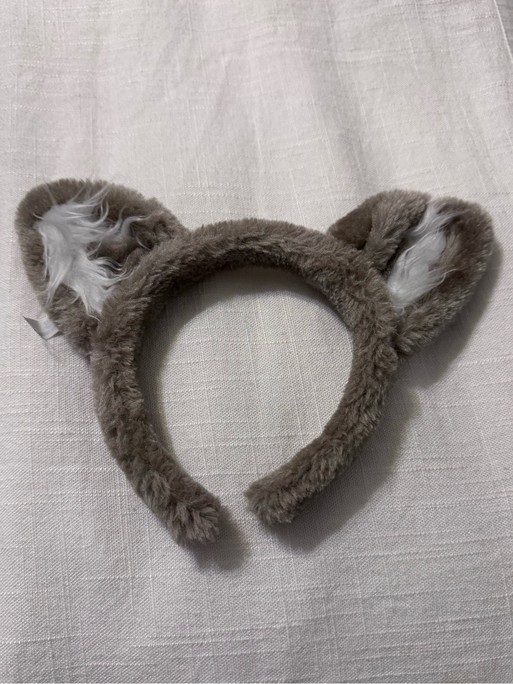 Plush Fuzzy Wolf Ear Headband for Kids - Brown